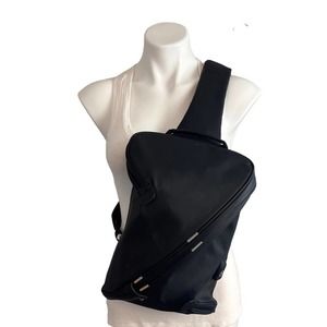 Tuguan Sling Bag Chest Pack Backpack Crossbody Anti Theft Canvas Travel Shoulder